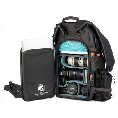 Hidden Passport Pocket in Travel Camera Backpack