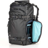 Adventure backpack with helmet holder