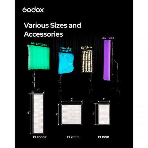 best Godox FL100R RGB Flexible LED Light Mat (1 x 2')