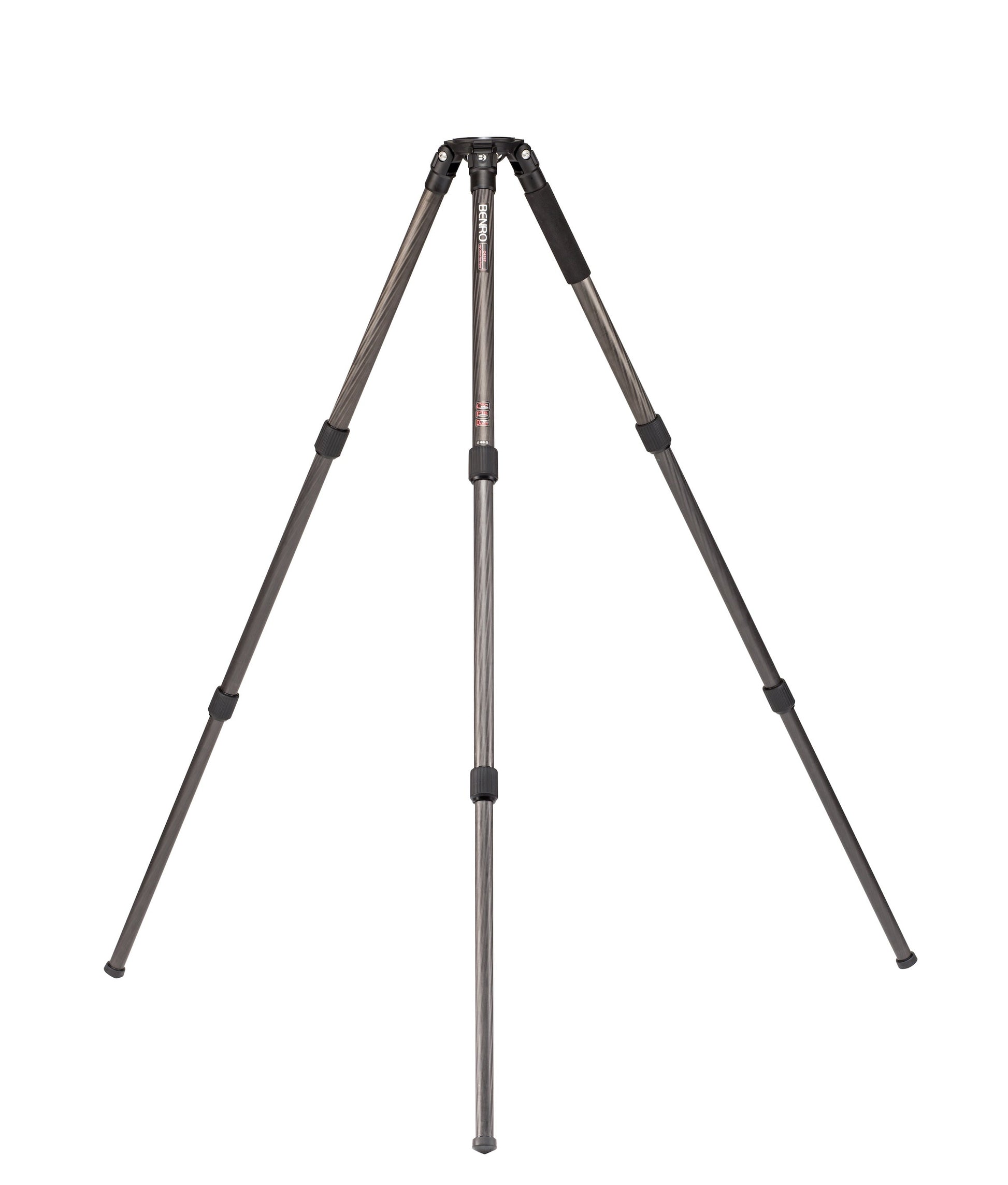 Side profile showing the single-tube leg design and three leg sections.