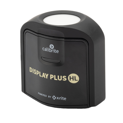 Calibrite Display Plus HL device on a white background