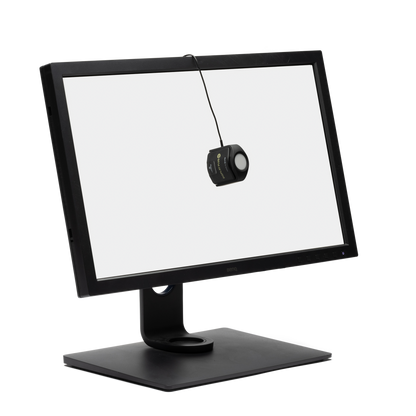 Color calibration process with the Calibrite Display Plus HL on an OLED TV.