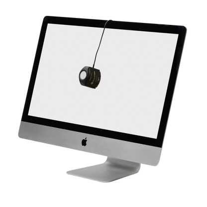 Calibrite Display Plus HL measuring uniformity on a large desktop display.