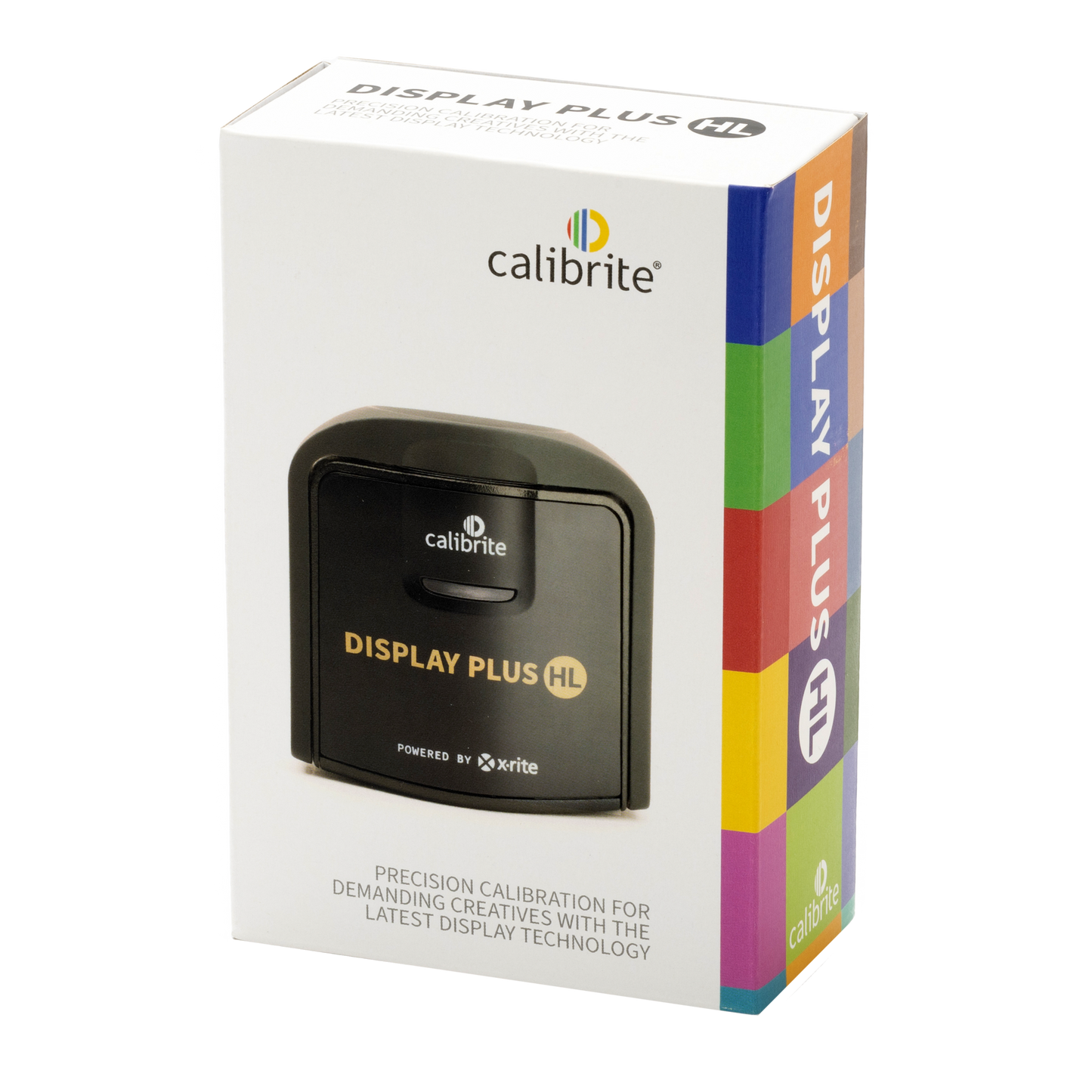 Calibrite Display Plus HL packaging on a white background