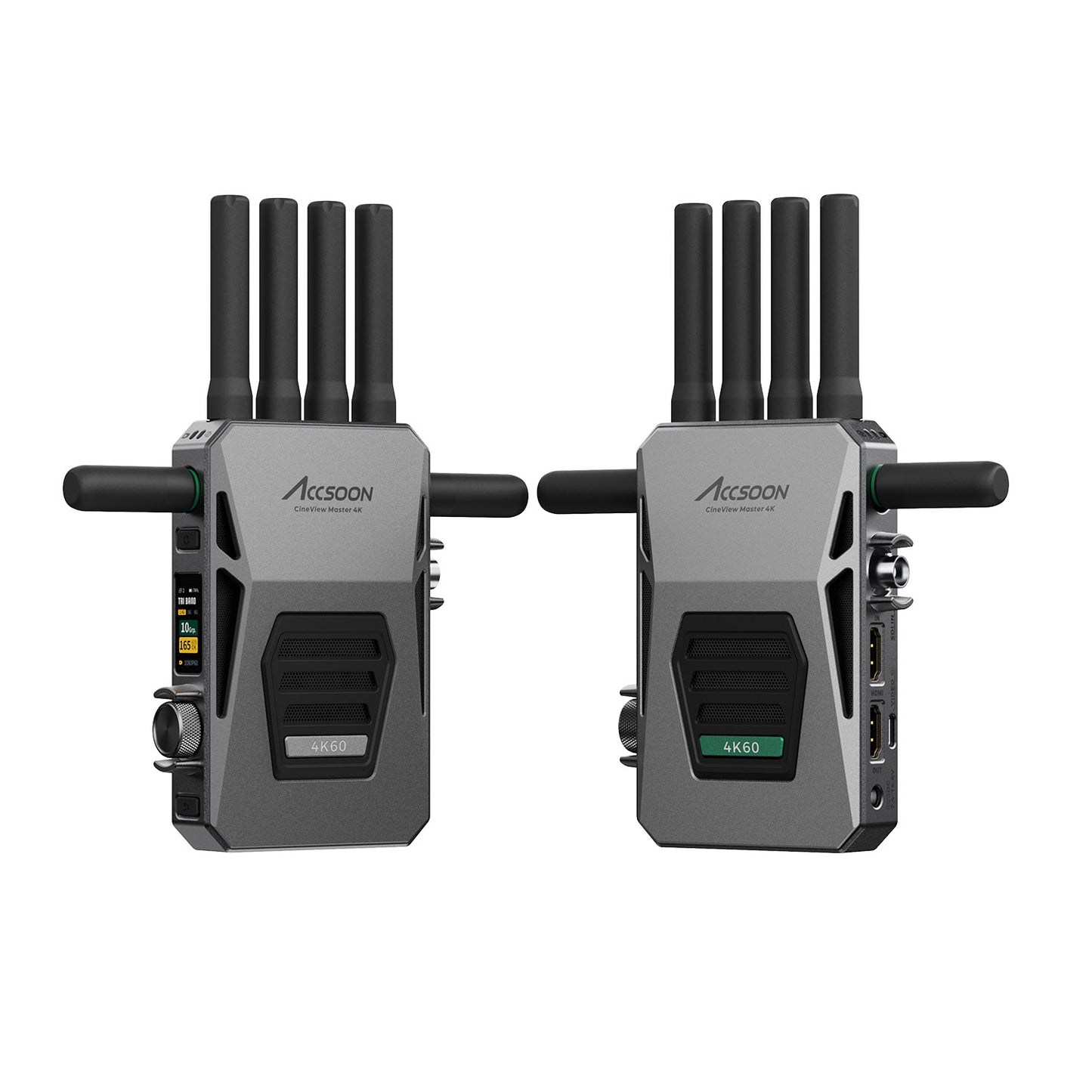 Accsoon CineView Master 4K wireless video transmitter and receiver units