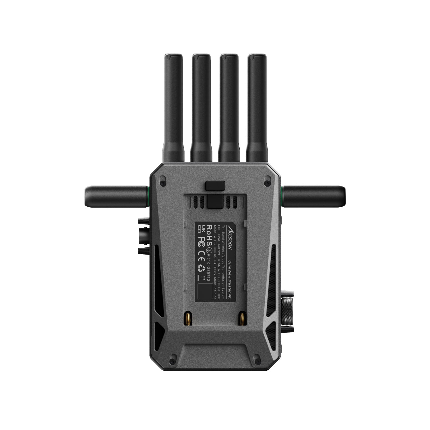 Diagram illustrating the tri-band transmission technology using 2.4GHz, 5GHz, and 6GHz frequencies.