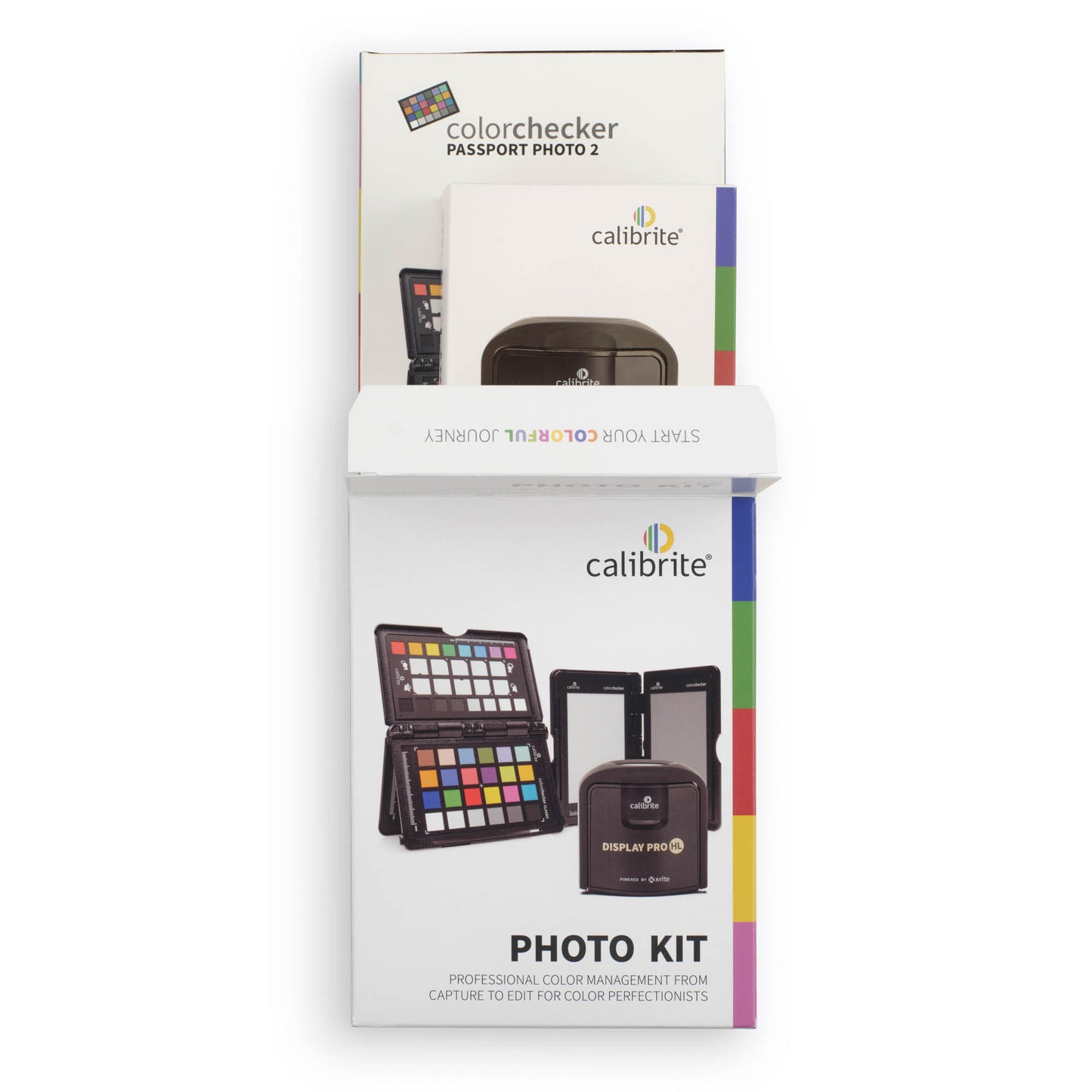 Close-up of Calibrite ColorChecker Passport Photo 2 for white balance and color accuracy
