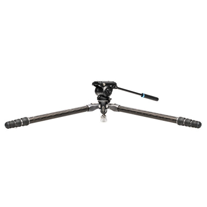 Benro Tortoise Columnless with Leveling Base #3 Carbon Fiber TTOR34CLV+S4PRO, 4 sections