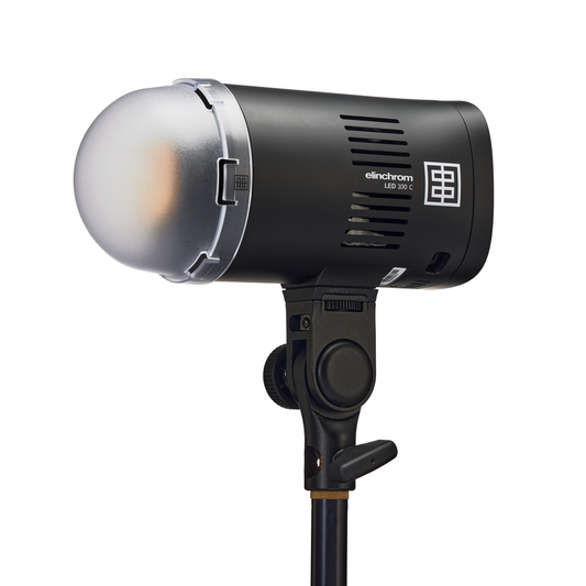 Compact 100W professional LED light for photography and video.