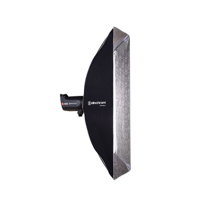 Elinchrom Rotalux Strip Softbox 50x130cm (20x51in) with silver interior for professional studio lighting.