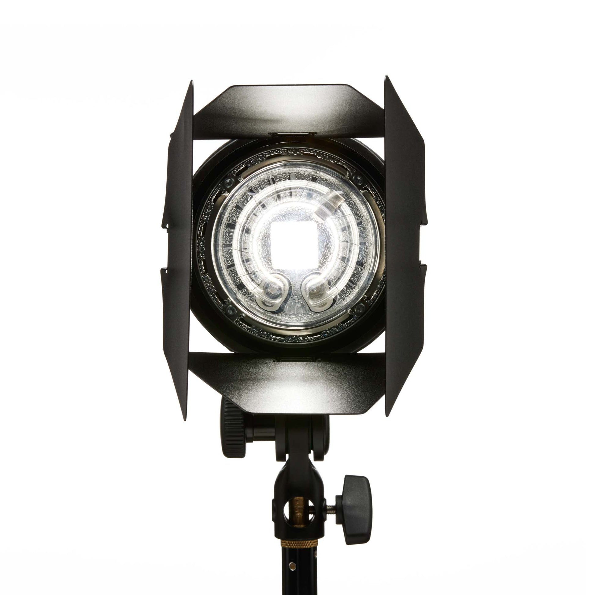 Elinchrom THREE flash firing in a high-speed photography setup