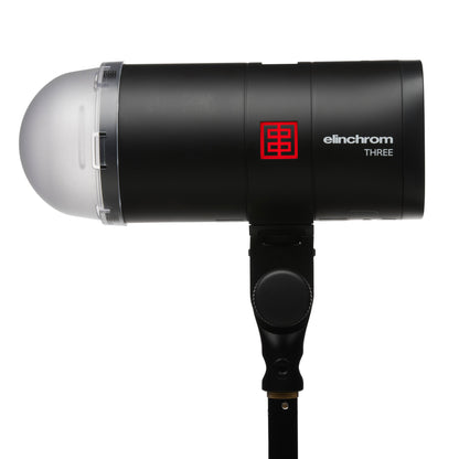Elinchrom THREE flash with barn doors for directional lighting control