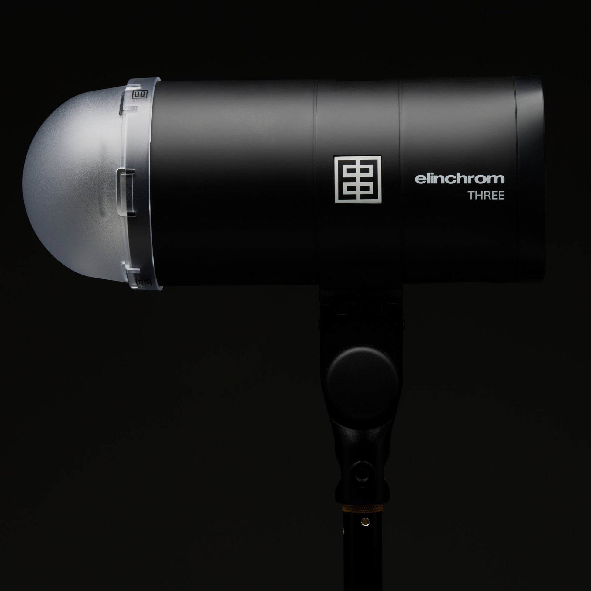 Elinchrom THREE’s battery compartment with USB-C charging port