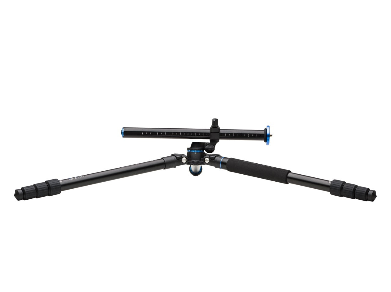 Demonstration of the lateral arm function on the Benro FGP28A for creative positioning.