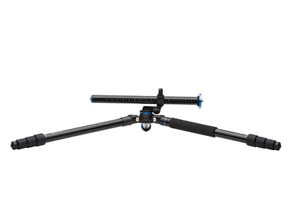 Demonstration of the lateral arm function on the Benro FGP28A for creative positioning.