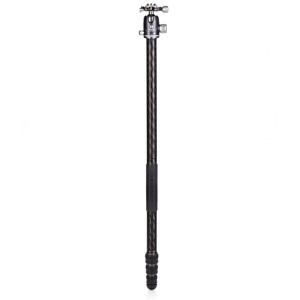 2-in-1 carbon fiber tripod converting to a monopod
