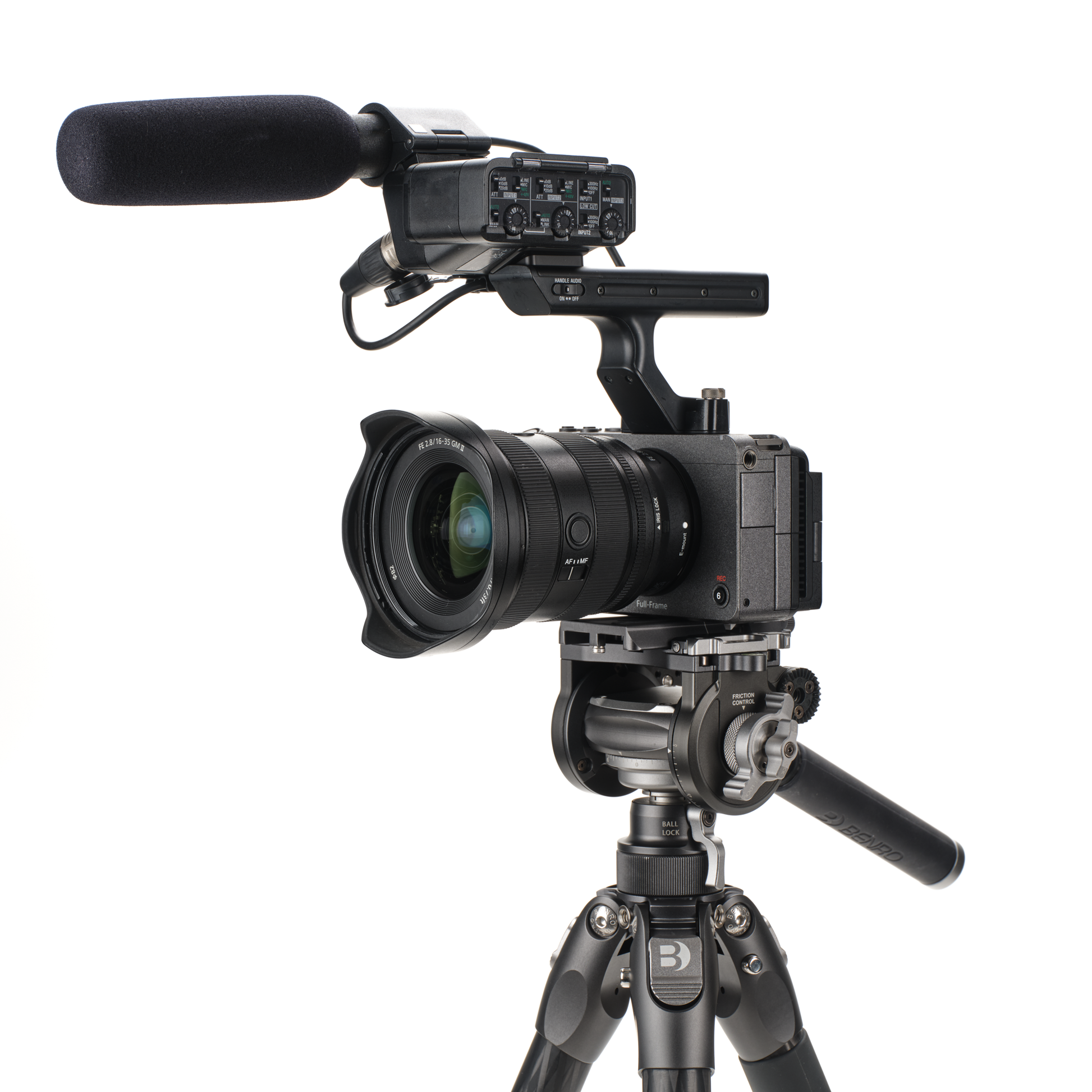 Compact inverted design of the Benro FS36PRO showing a 3.94-inch product height.