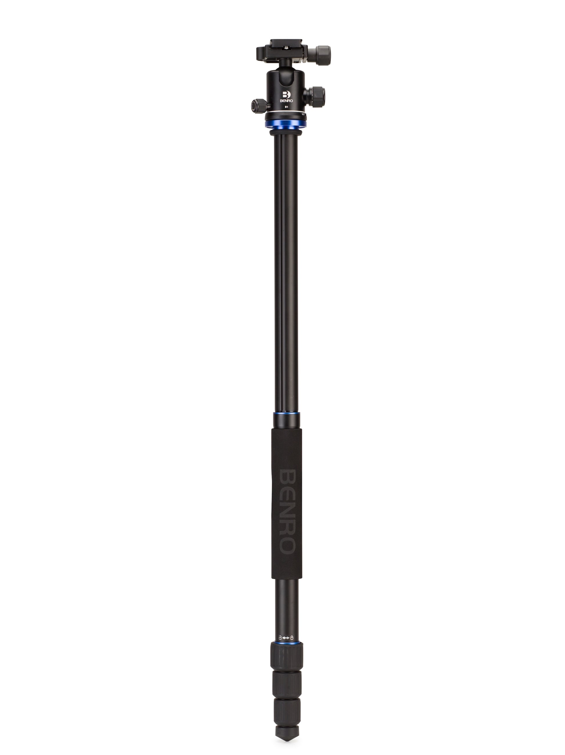 Benro monopod with a tripod head 