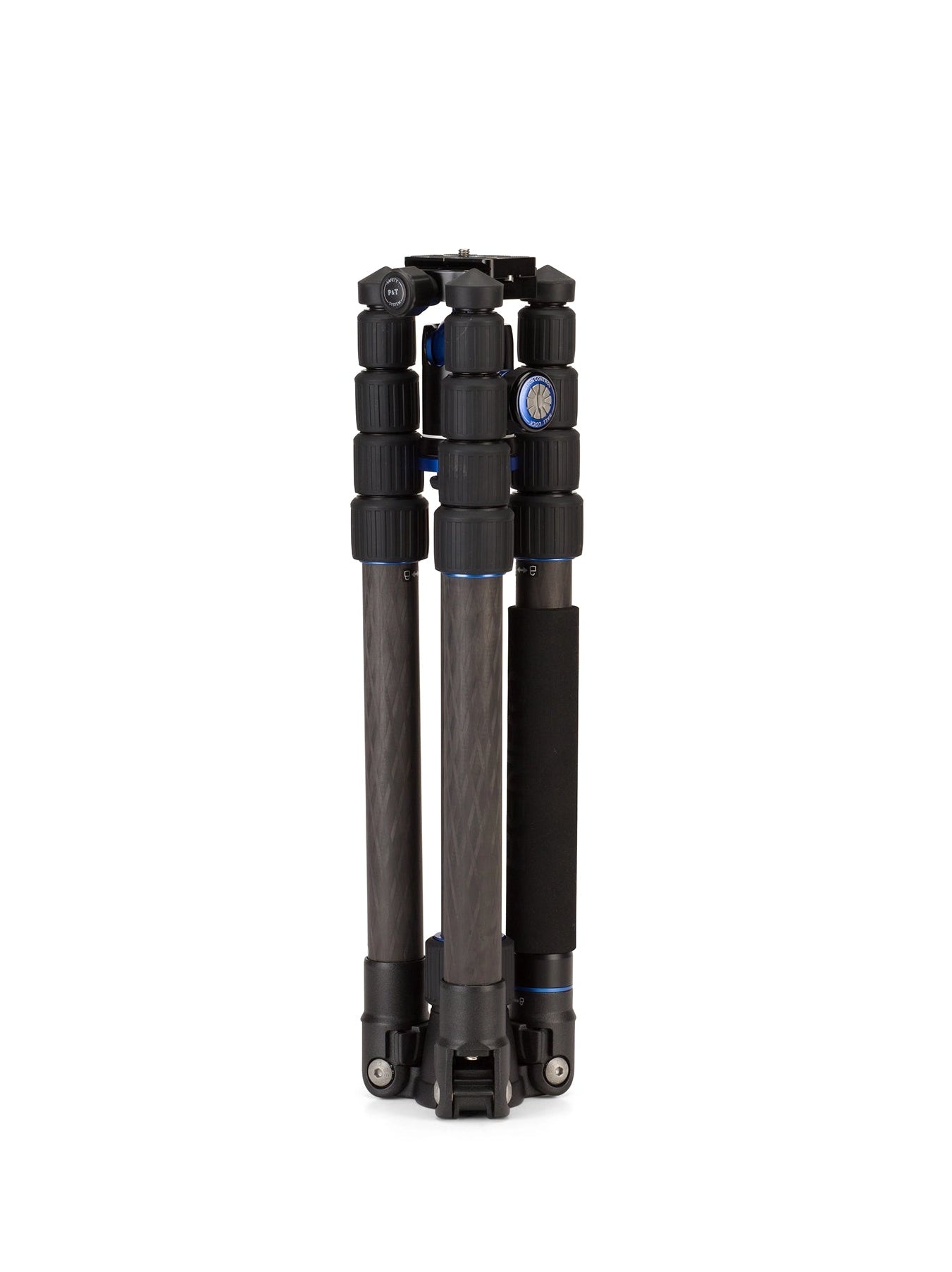 Benro FTA29CV1 compact reverse-folding tripod folded down for travel