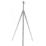 Center column of Benro CyanBird Tripod has three 1/4"-20 accessory threads for attaching gear.