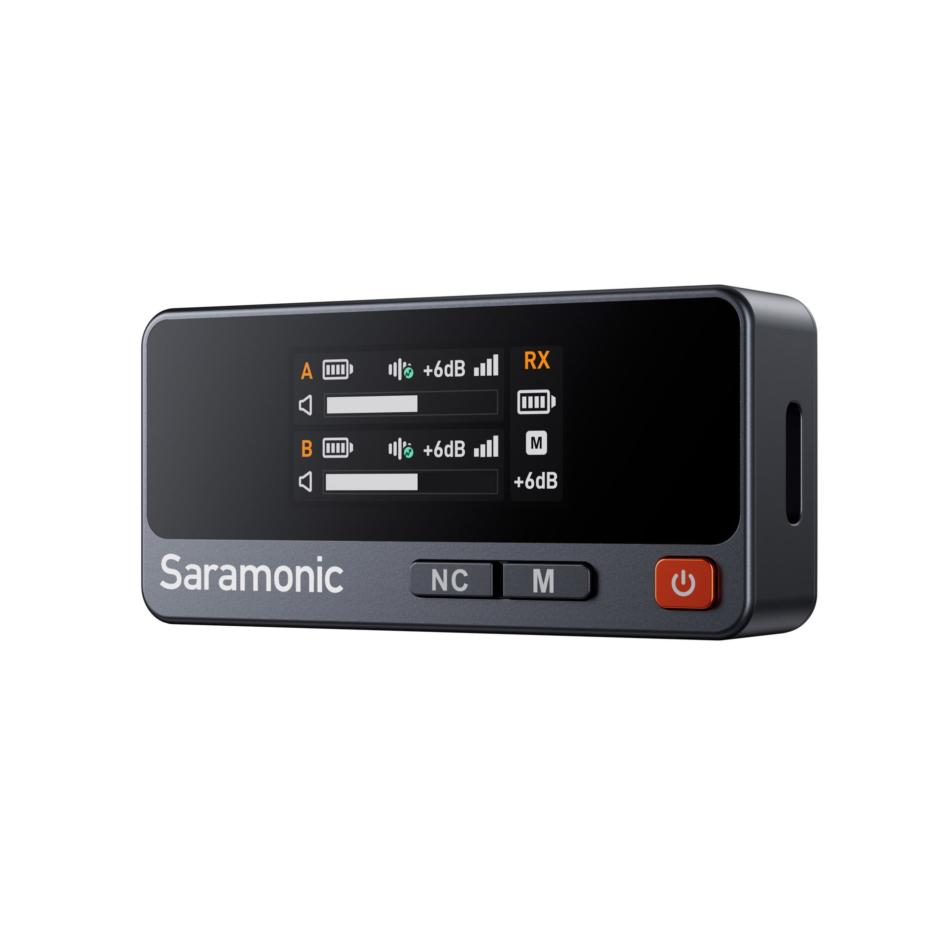 Filmmaker using Saramonic Air lavalier mic for documentary audio