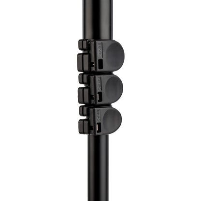 Built-in ball head with lock knob on Benro Connect for smooth camera movements