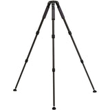 Carbon fiber tripod with twist lock legs for quick adjustments