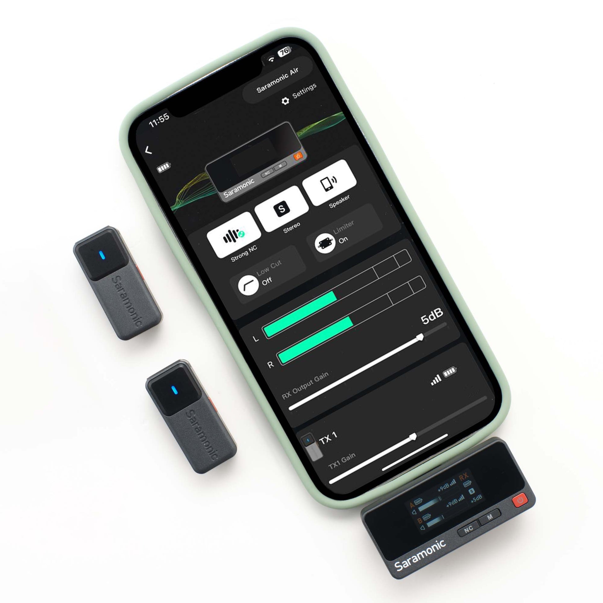 High-sensitivity lavalier microphone for crisp voice capture