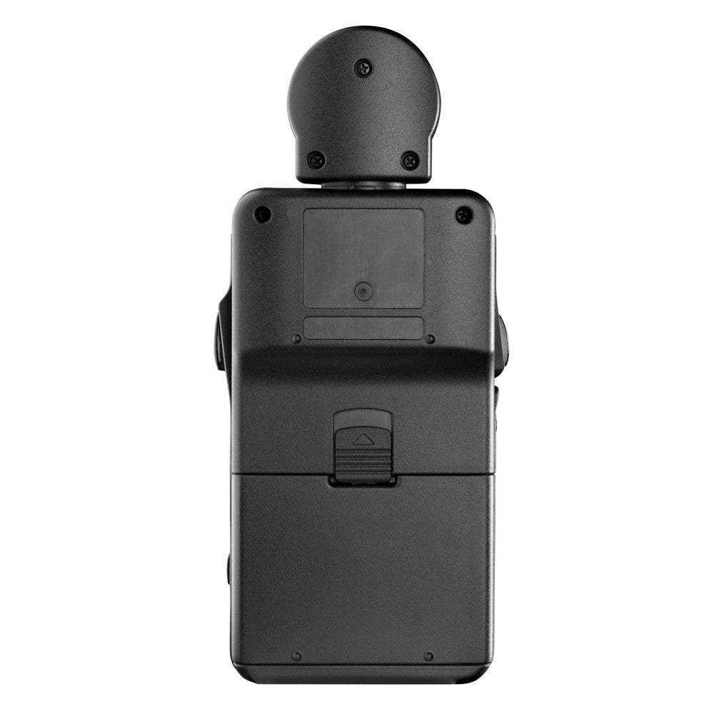 Sekonic L-478DR wireless light meter triggering a studio flash system