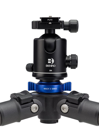 Professional-grade tripod for travel and studio photography