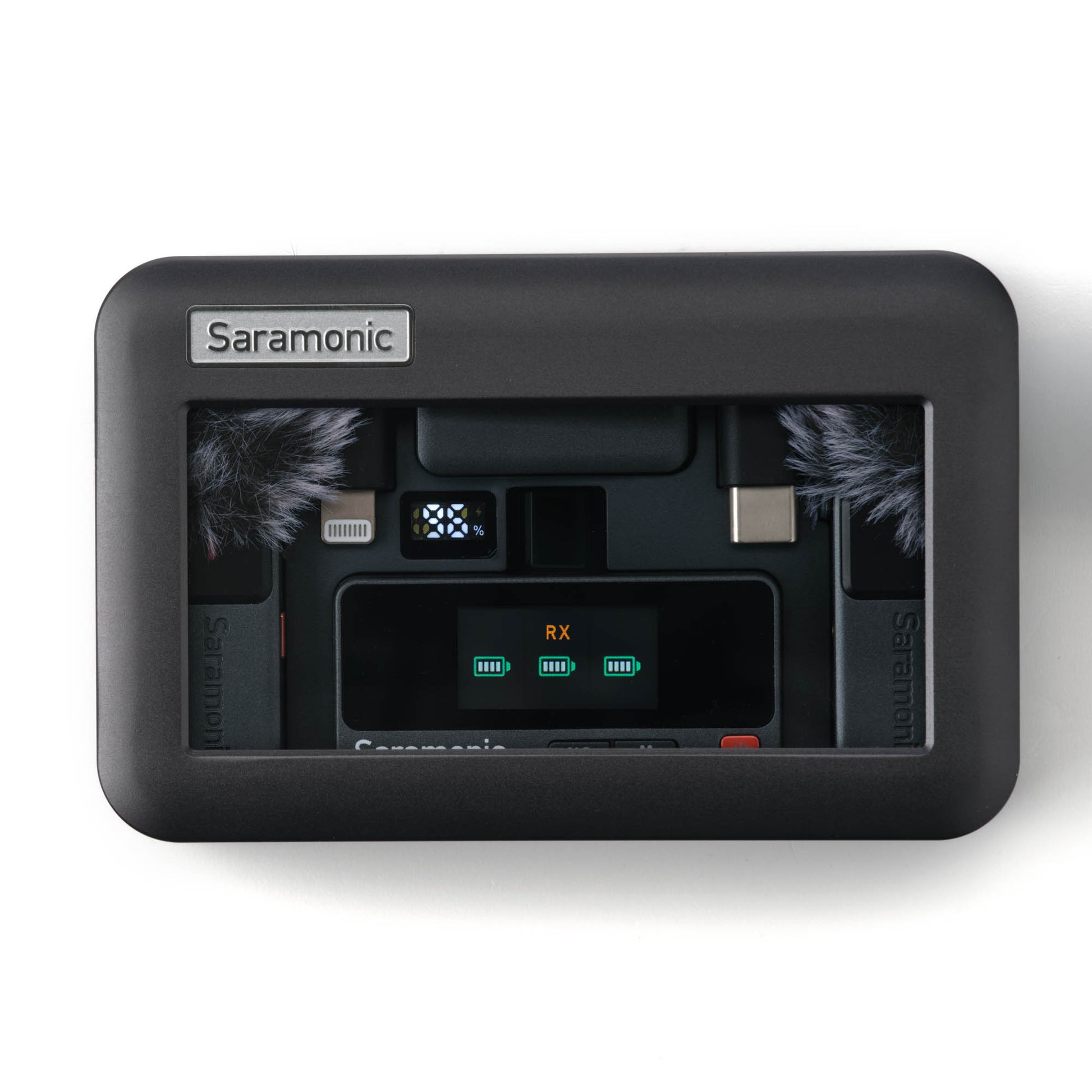Plug-and-play Saramonic Air receiver for iPhone, Android, and DSLRs