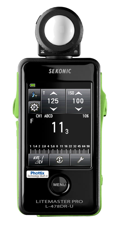 Professional Light Meter for Photography – Sekonic L-478DR-U-PX with 2.7" LCD Display