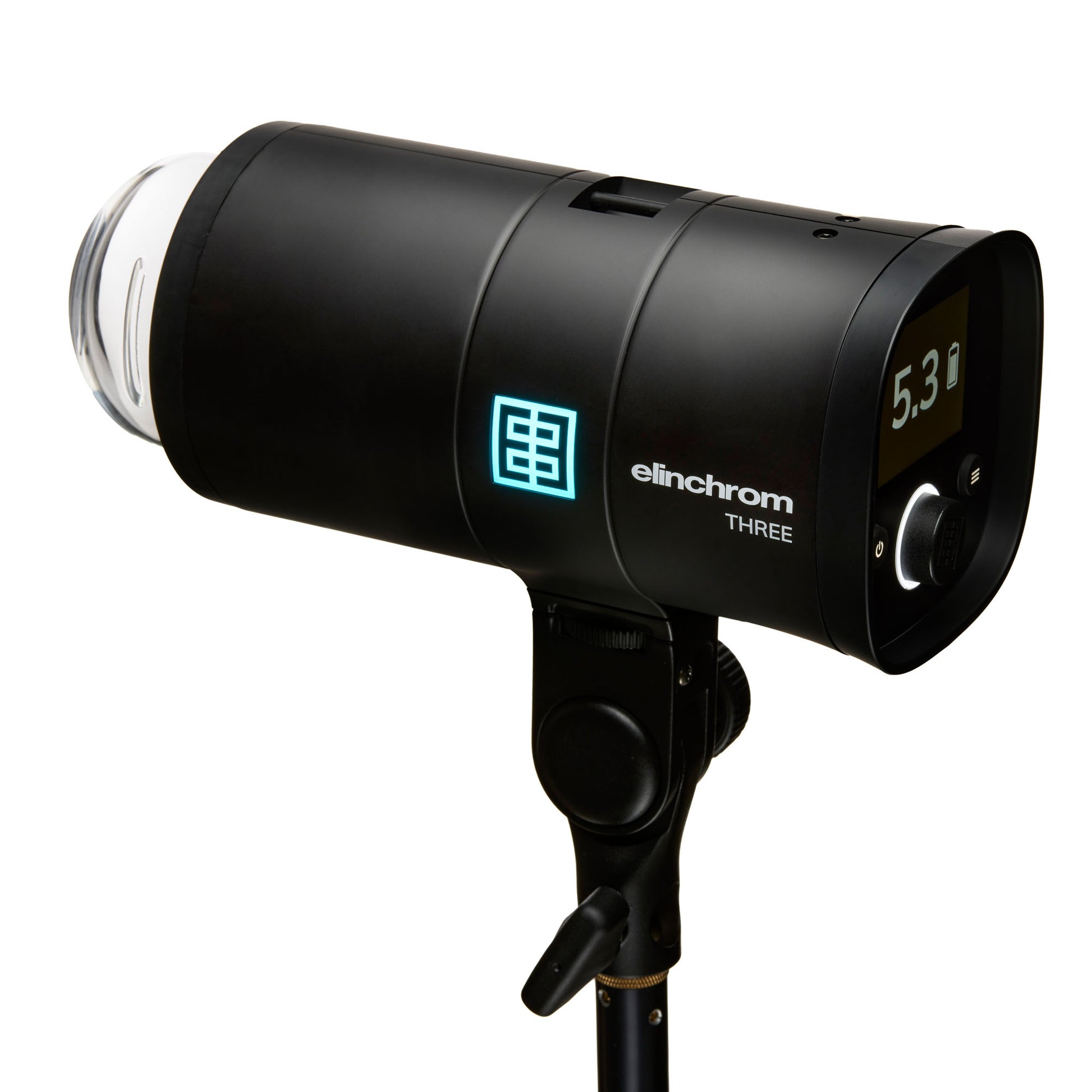 Professional off-camera flash with 525 full-power flashes per charge