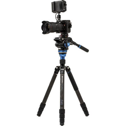 S6 PRO Fluid Video Head with 6-step counterbalance and tilt control