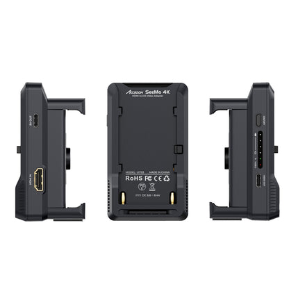 Accsoon SeeMo 4K HDMI Adapter | Turn Your iPhone & iPad into an On-Camera Monitor