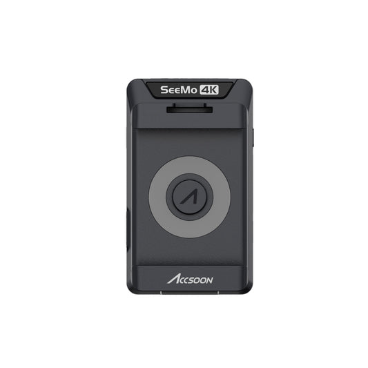 Accsoon SeeMo 4K HDMI adapter front view for iPhone and iPad monitoring