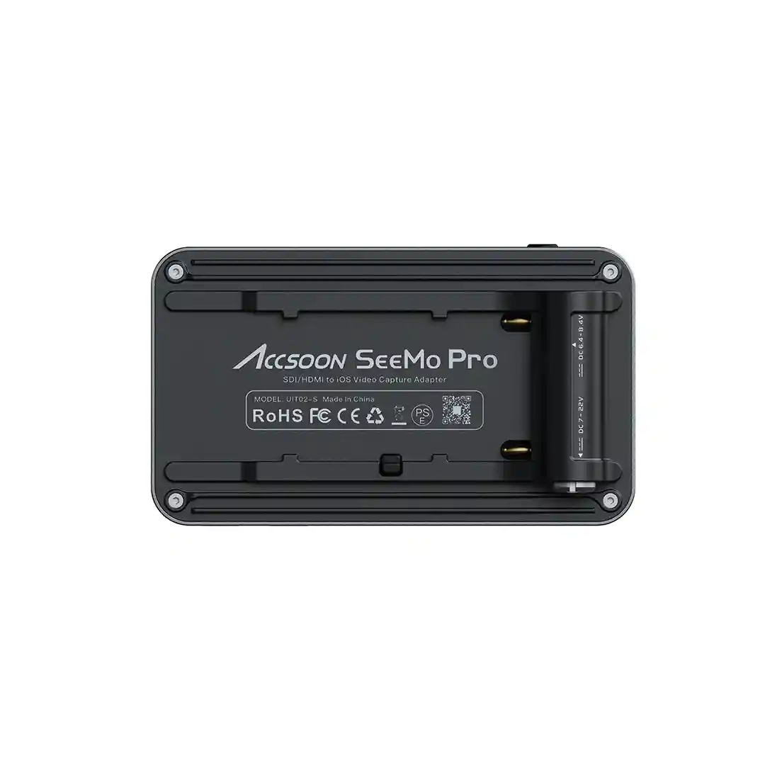 Accsoon SeeMo Pro rear view 
