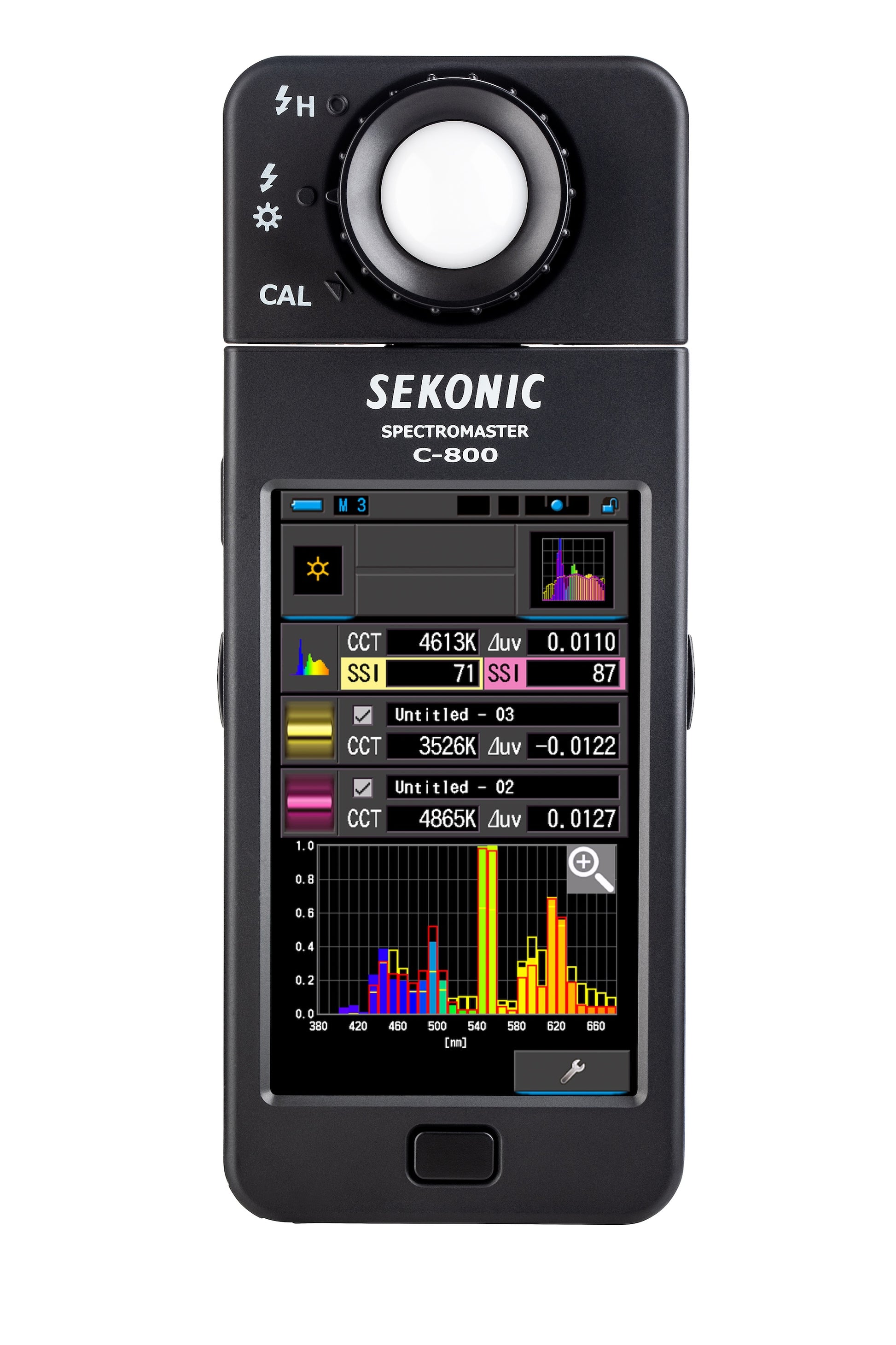 Sekonic C-800-U Color Meter with SSI and CRI Measurement