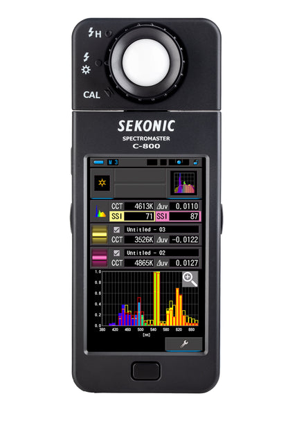 Sekonic C-800-U Color Meter with SSI and CRI Measurement