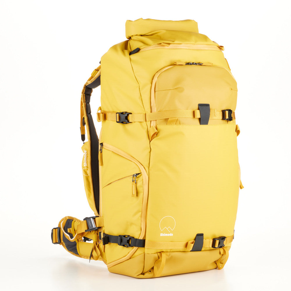 Action X50 Backpack in use during an outdoor adventure, showcasing its durability and versatility.