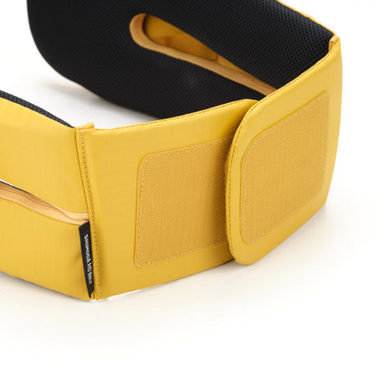Close-up of the breathable air mesh inner padding and ergonomic cut-out airflow design on the Shimoda HD Waist Belt.