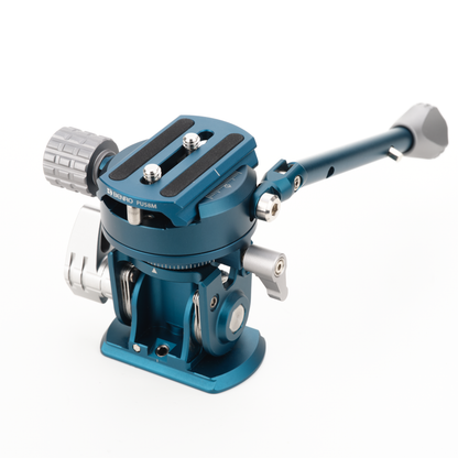 Benro TH62 Tilt Head with ergonomic pan handle shown in a front-three-quarter profile view.