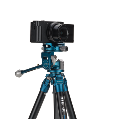 street photo camera on the slim Benro tripod