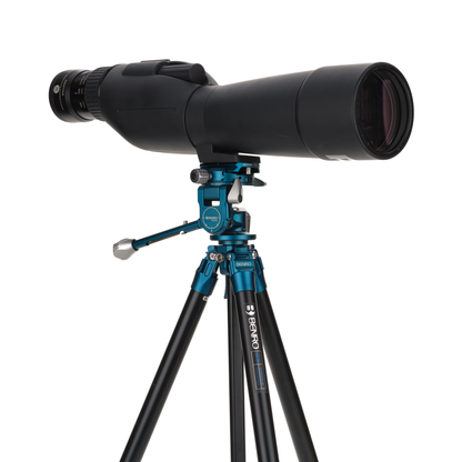Telescope on the Tripod in a compact.
