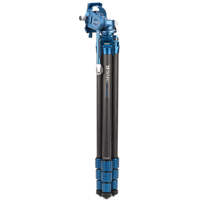 Close-up of the Benro twist lock mechanism for fast setup.