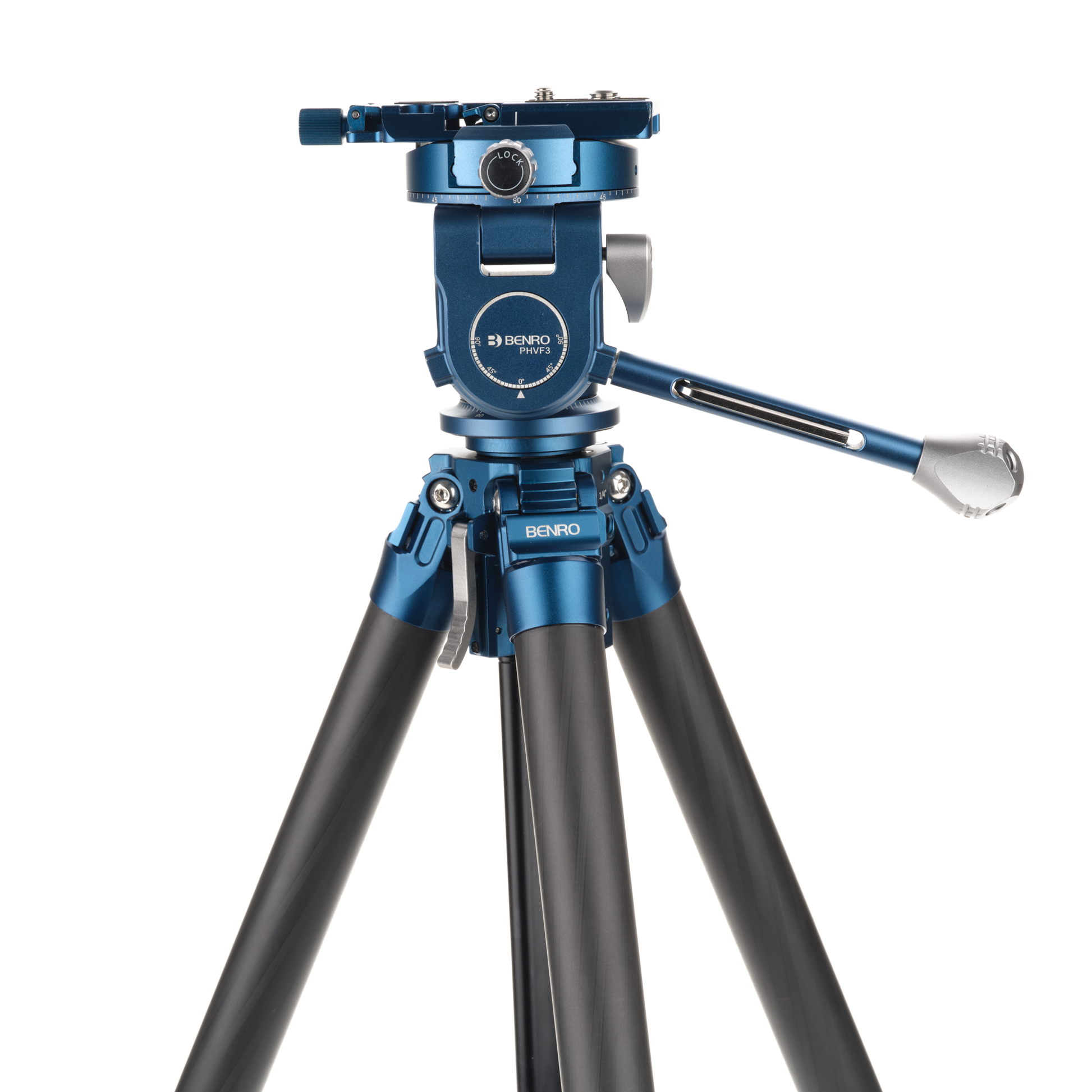 Smooth 90-degree tilt range for professional cinematography.