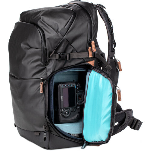 Close-Up of Lockable Zippers on Travel Camera Backpack