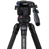 Rubber and spiked feet included with the Benro C373F tripod for stability on different surfaces.