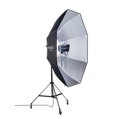 Durable Silver-Lined Softbox Compatible with Elinchrom, Profoto & Q-Mount Strobes