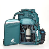 Shimoda Designs Action X30 V2 Women’s Starter Kit shown in teal with an ergonomic fit for smaller hips and long shooting days.